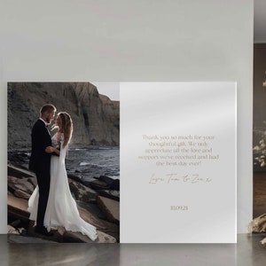 Cami | Personalised Thank You Cards - Ivy and Gold Wedding Stationery -