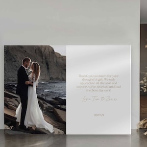 Cartes de remerciement personnalisées - Cartes de correspondance personnalisables pour cadeaux, mariages et événements - Papeterie souvenir unique