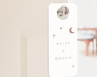 Reserved Room, Door Tag, Hotel Room Tag, Place Card, This Room Is Reserved, Bridal Party Room Hanger, Door Hanger