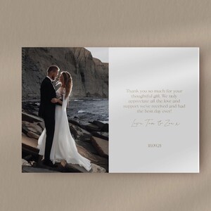Cami | Personalised Thank You Cards  Ivy and Gold Wedding Stationery