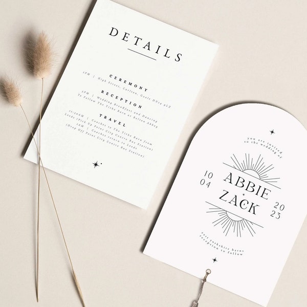 Art Deco Invite Etsy UK