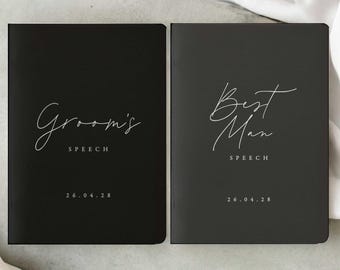 Livretos de discurso de casamento personalizados para noivo e padrinho | Presentes exclusivos para madrinhas | Lembrança de aniversário de papel