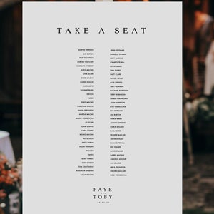 Santorini Wedding Seating Table Plan Faye Destination Wedding Collection image 1