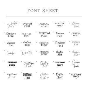 a bunch of different font styles on a sheet of paper