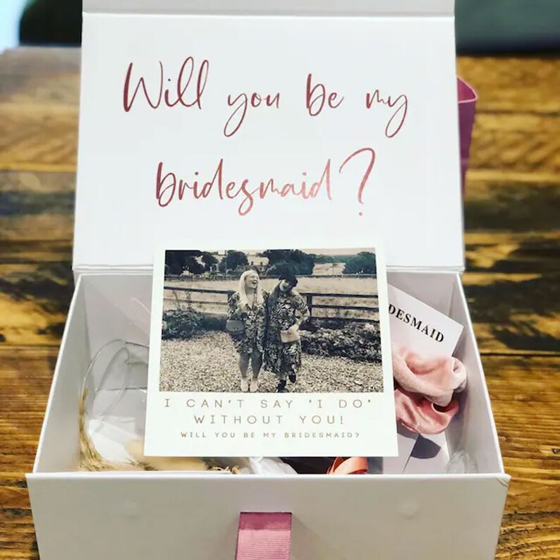 Will You Be My Bridesmaid Proposal Card, Bridesmaid Greetings Card, Pop Up Card, Bridal Proposal Box, Maid Of Honour Card, Flower Girl image 10