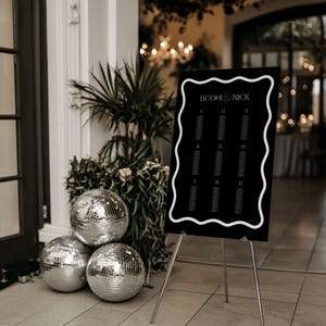 Hochzeit Sitzplan Schild & Vorlage | Bodhi