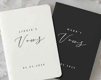 Livros de votos elegantes para votos personalizados e discursos de casamento - lembrança de casamento personalizada, presente para noivos, decoração de cerimônia exclusiva