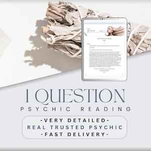 Detailed 1 Question 72 HOUR Delivery Psychic Reading - Reliable - Professional - Fast Response