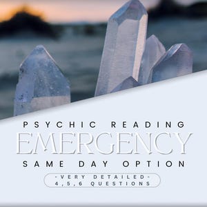 4 Question 48 Hour Delivery - Very Detailed EMERGENCY URGENT Option D - Psychic Reading