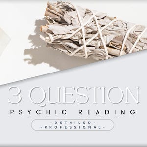 Detailed 3 Question 72 HOUR Delivery - Psychic Reading - Professional - Reliable - Fast Response!
