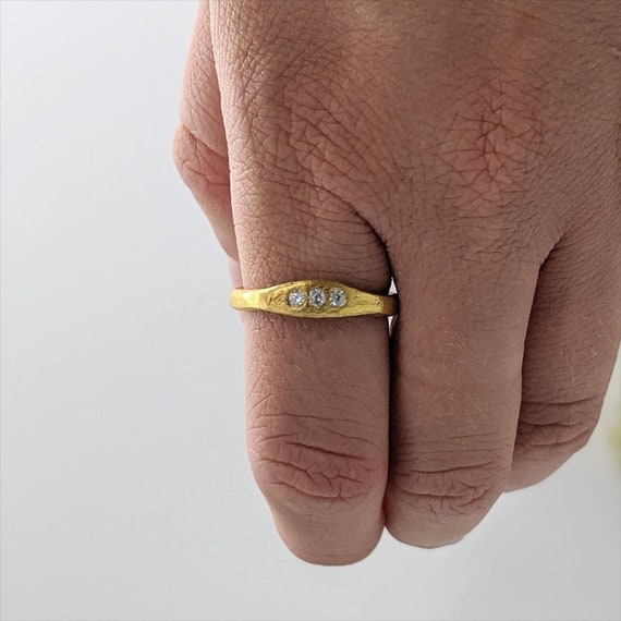 Xanthe Ring Polished 24K Gold Auvere