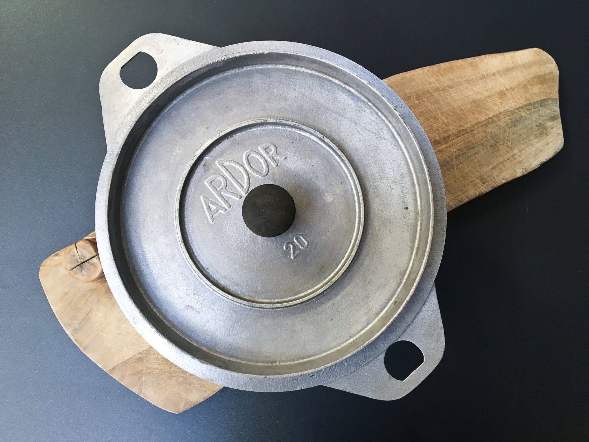 Ardor - Casserole Français Millésimé, Manche en Bakélite, Antique, Marmite, Fonte d'aluminium França