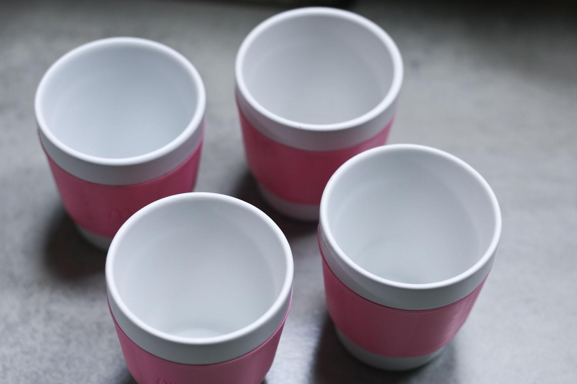 3 tasses à café McDonald's édition Patrick NORGUET 18 cl