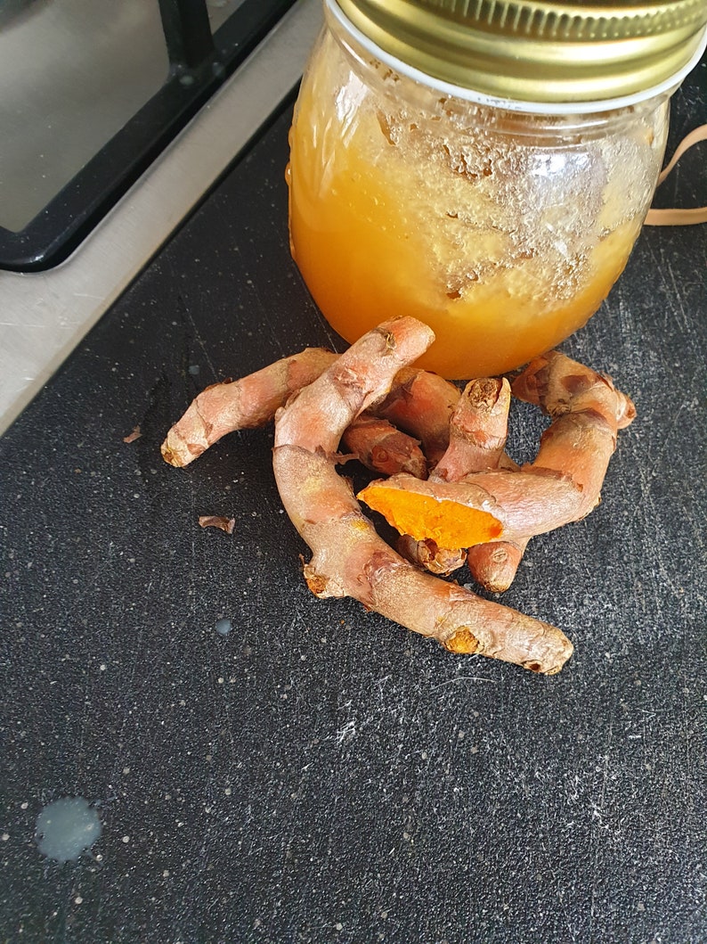 Beelotted Turmeric and Raw Honey Under Eye Cream Etsy