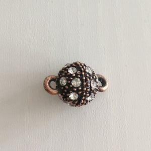 Rhinestone Magnetic Clasps, Magnetic Necklace Clasps, Magnetic Bracelet Clasps, Gold Magnetic ClaspsTurkish jewelry supplies