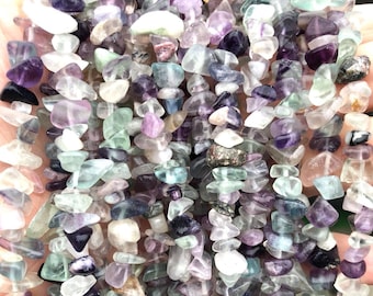 90 cm Strand Natural Freeform Fluorite Chips, Long strand 36'',Beads,Gemstone Beads,Natural Gemstone, gemstone sticks, gemstone chips