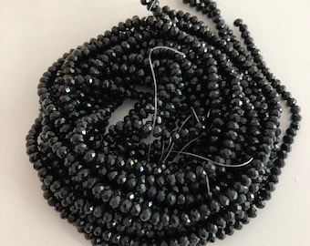 4mm Crystal rondelle beads strand 125 pcs, PBC4C7