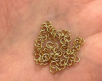 Orecchini A Cerchio Oro 18K Donna NACARITA - Hoop In Acciaio Inossidabile Leggeri E Impermeabili - Gioielli Ipoallergenici Regalo Compleanno - 2