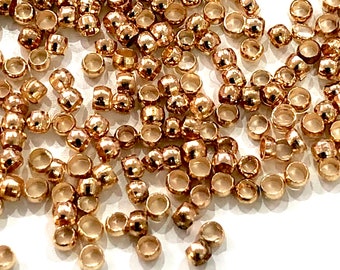 Crimp Beads, Gold Crimp Beads 5gr Pack