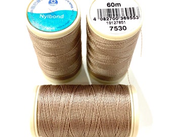 brown Sewing thread 1000yds or 915m