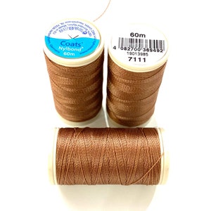 Coats, Nylbond extra strong beading thread | 60mt | bronze 7111
