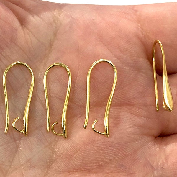 24Kt Gold Plated Brass Earrings, Gold Plated Earrings