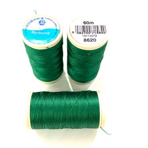Coats, Nylbond extra strong beading thread | 60mt | myrtle 8620