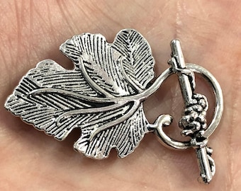 Fecho de alavanca de ródio, fecho de alavanca de latão banhado a ródio, fecho de alavanca de folha