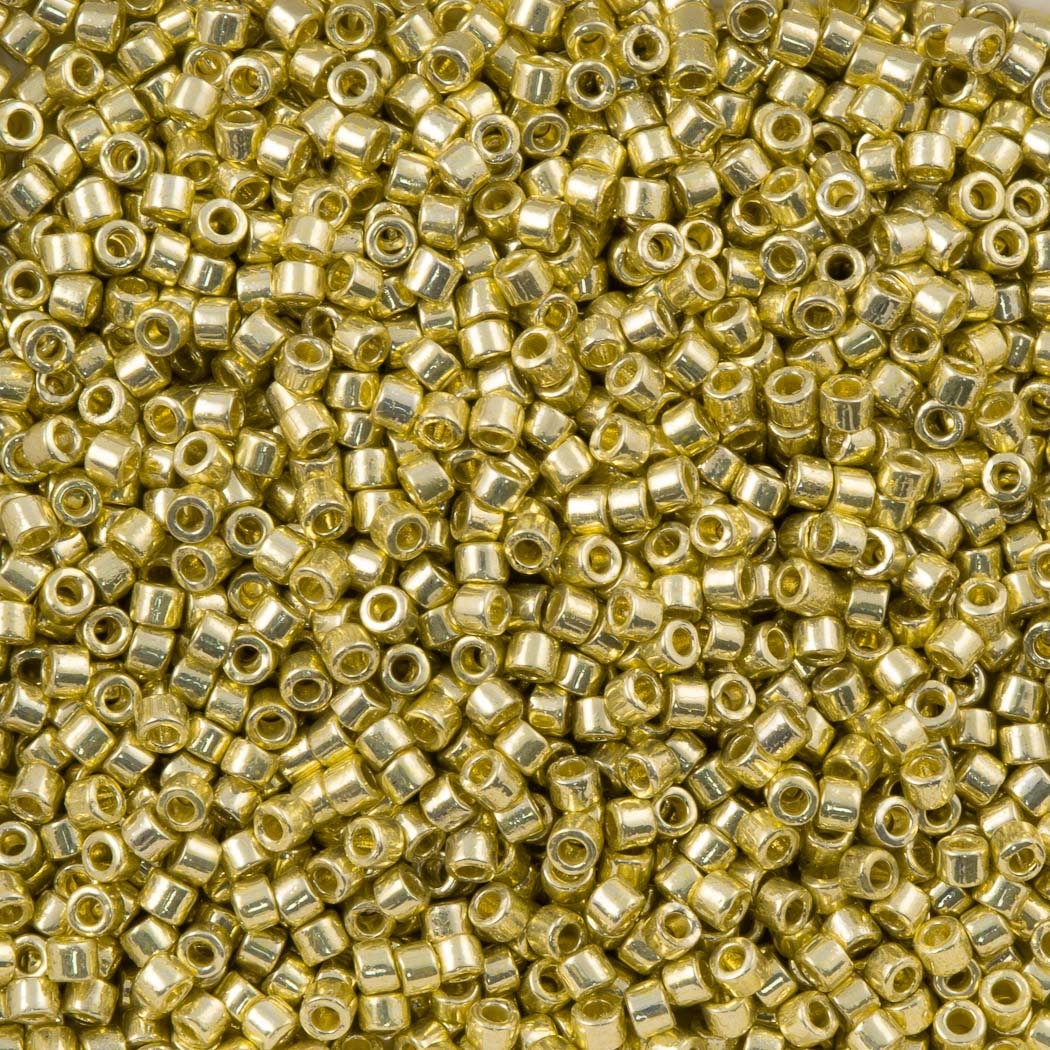 Miyuki Delica 11/0 DB2502 - Duracoat Galvanized Yellow, Miyuki Delica Beads,5 Gr Pack