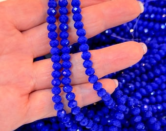 6mm Crystal faceted rondelle - 100 pcs -6 mm - full strand - PBC6C124, Crystal Beads, Beads, glass beads, beads ,crystal rondelle beads