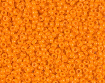Miyuki Seed Beads 11/0 Opaque Tangerine, 0405