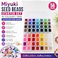 Miyuki Seed Beads Starter Set, 56 Colours 280 Gr 11/0 Round Seed Beads,