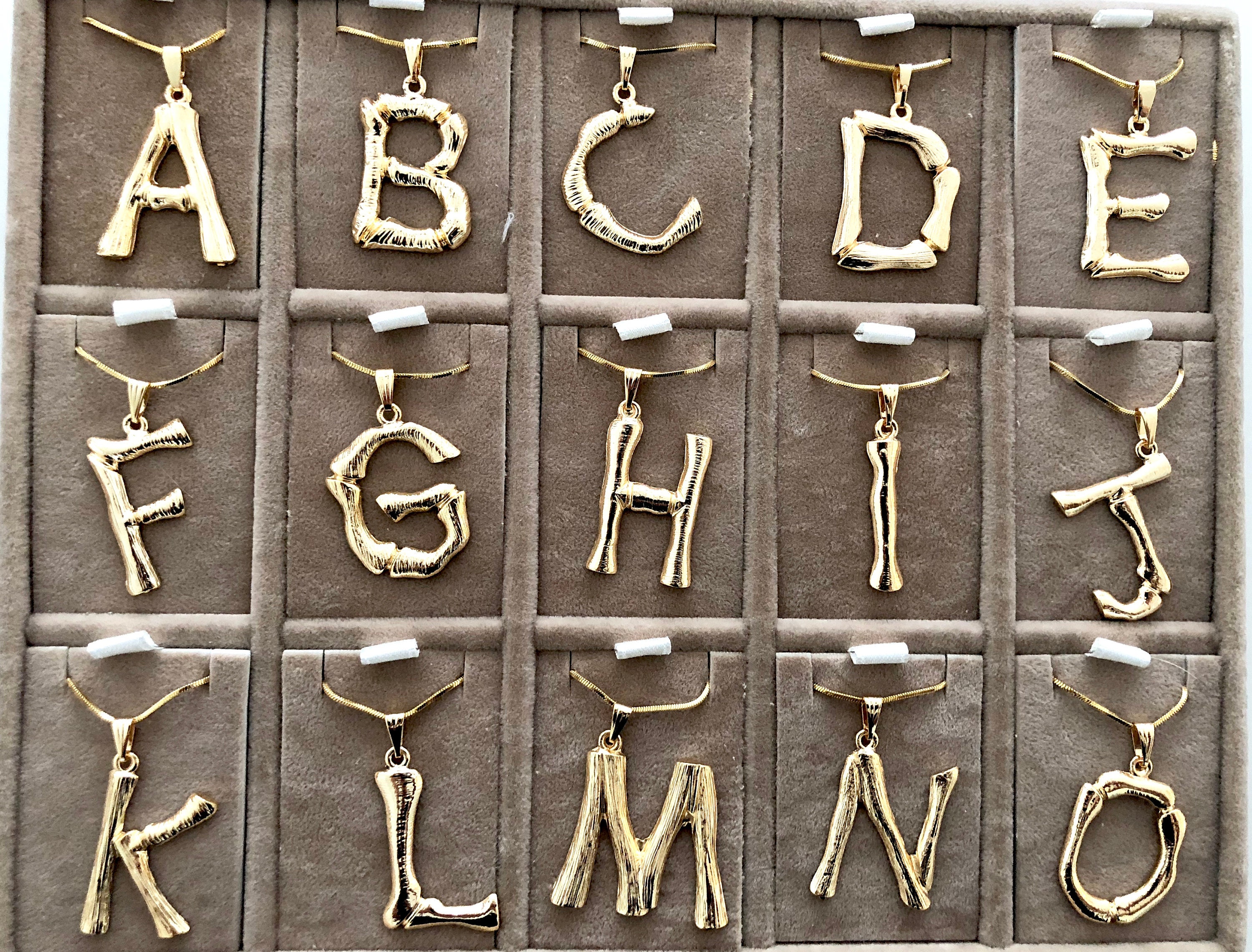 Celine Phoebe Philo Initial Alphabet Pendant top Head Necklace B Large Gold  | eBay