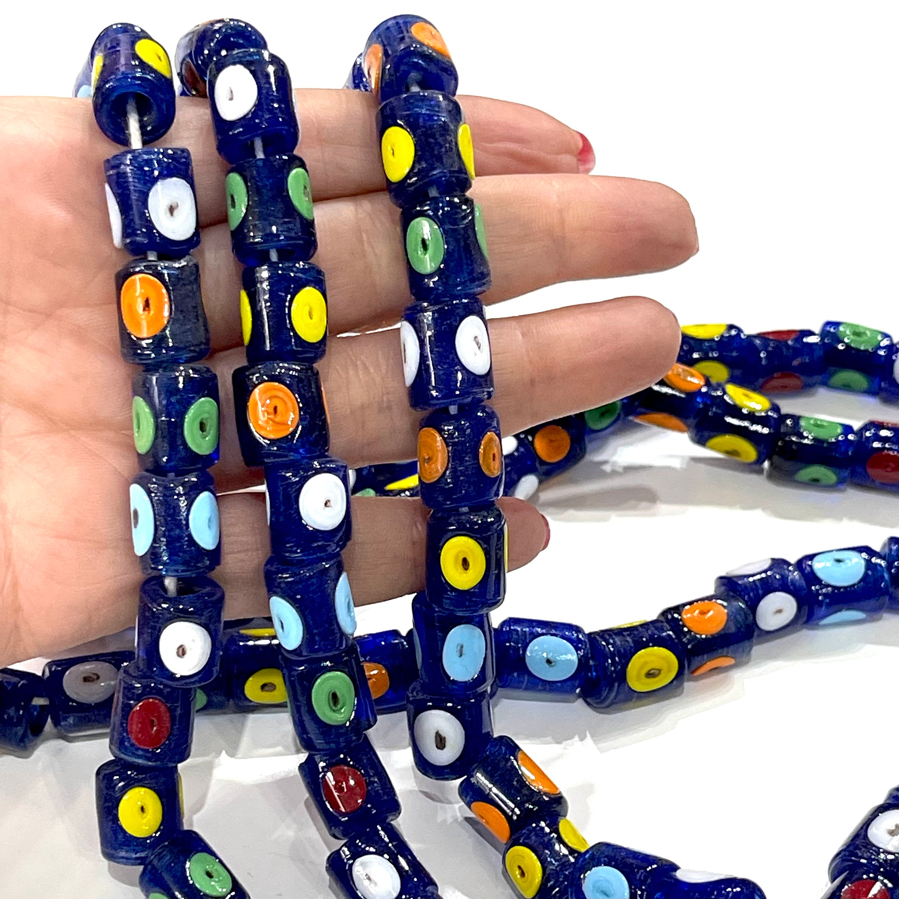 Arokimi Colorful Beads for Bracelets, Hair Braids, UK