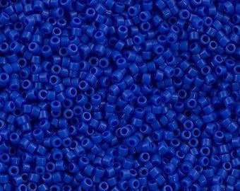 Miyuki Delica 11/0 DB1138 - Opaque Cyan Blue, Miyuki Delica Beads,5 Gr Pack