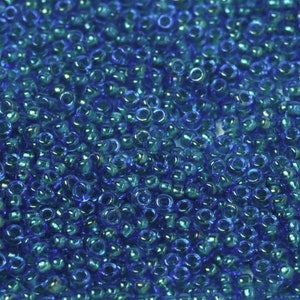 Miyuki Seed Beads 11/0 Fancy Lined Teal Blue, 3537-NEW!!!
