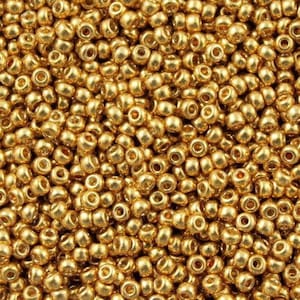 Miyuki Seed Beads 8/0  Duracoat Galvanized Gold, 4202-NEW!!!
