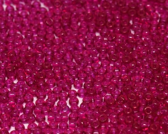 Miyuki Seed Beads 11/0 Fuchsia Transparent  ,1406-NEW!!!