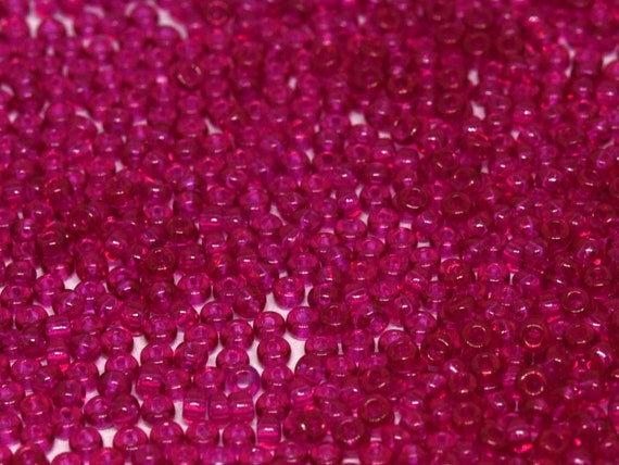  Fuchsia Series Glass Seed Beads, 4mm Glass Seed Bead