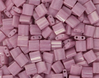 Miyuki Tila Beads TL0599 Opaque Antique Rose Luster,