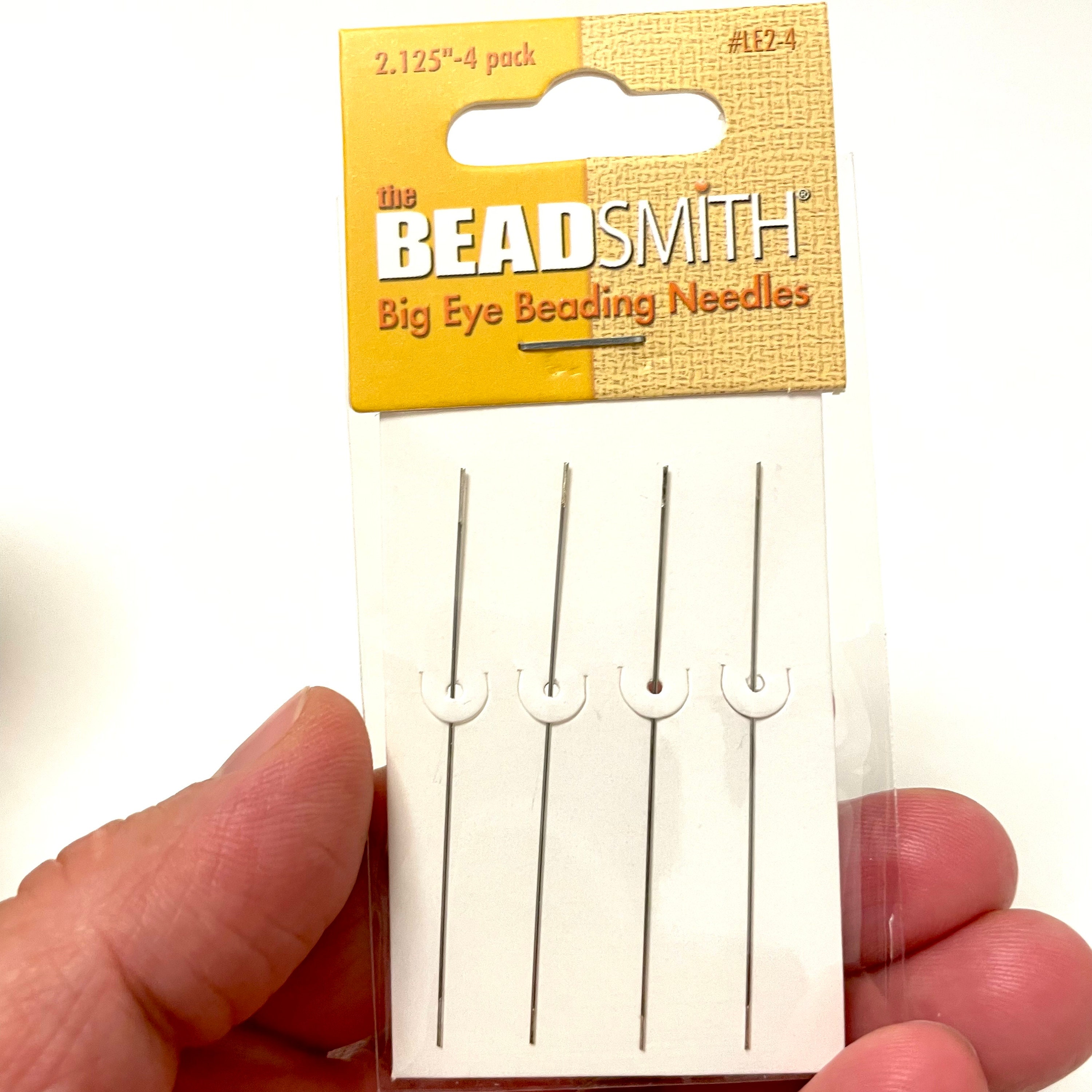 Big Eye Beading Needles by Beadsmith Large Hole Needle, Large Eye Needle 