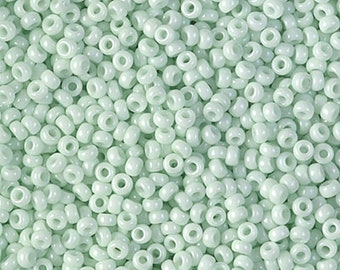 Miyuki Seed Beads 11/0 Opaque Lt Mint ,3318