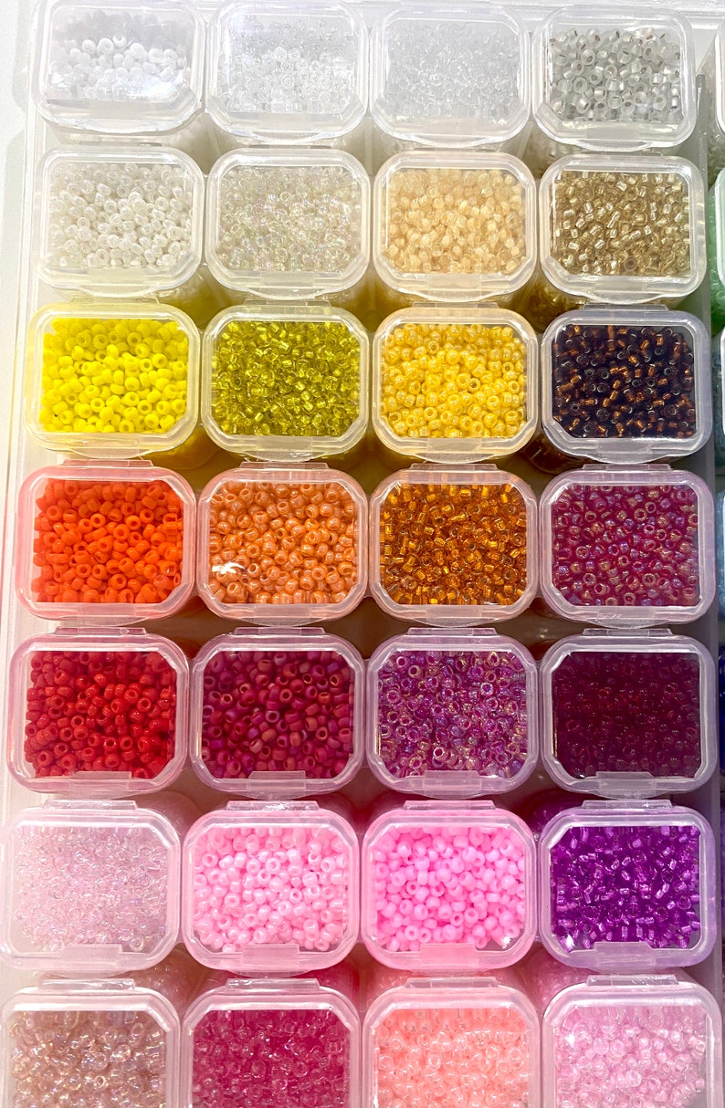 Miyuki Seed Beads Starter Set 56 Colours 280 Gr 11/0 Round Etsy