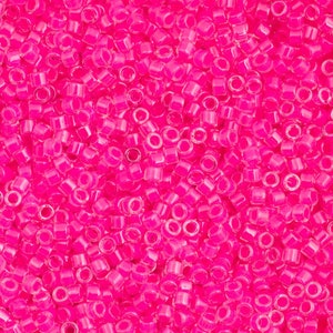 Miyuki Delica Beads, Miyuki Delica 11/0 DB2035 Luminous Wild Strawberry, Miyuki Beads,  Seed Beads, Beads, embroidery beads, glass beads,