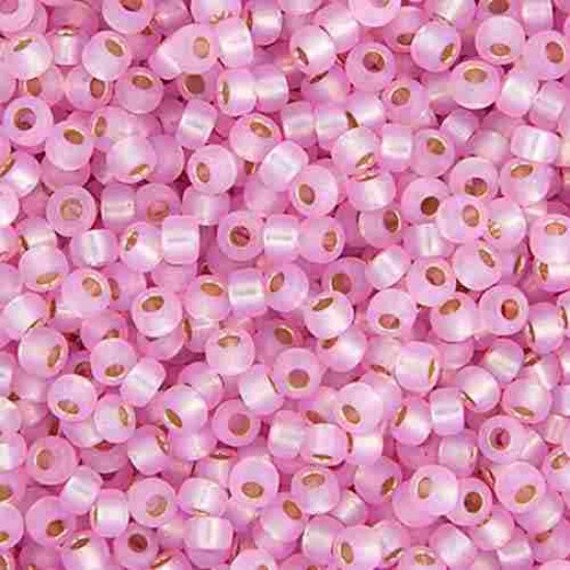 6-556, Miyuki 20g Silver Lined Dark Pink Alabaster 6-556, Miyuki 20g Silver Lined Dark Pink Alabaster