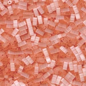 Miyuki Half Tila Beads HTL2556 Silk Pale Coral, miyuki beads, beads, half tila beads