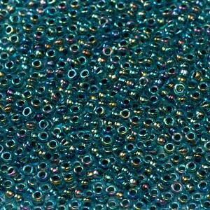 Miyuki Seed Beads 11/0 Blue Lined Aqua AB  ,0339-NEW!!!