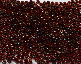 Miyuki Seed Beads 11/0 Garnet Lined Ruby AB ,0367-NEW!!!
