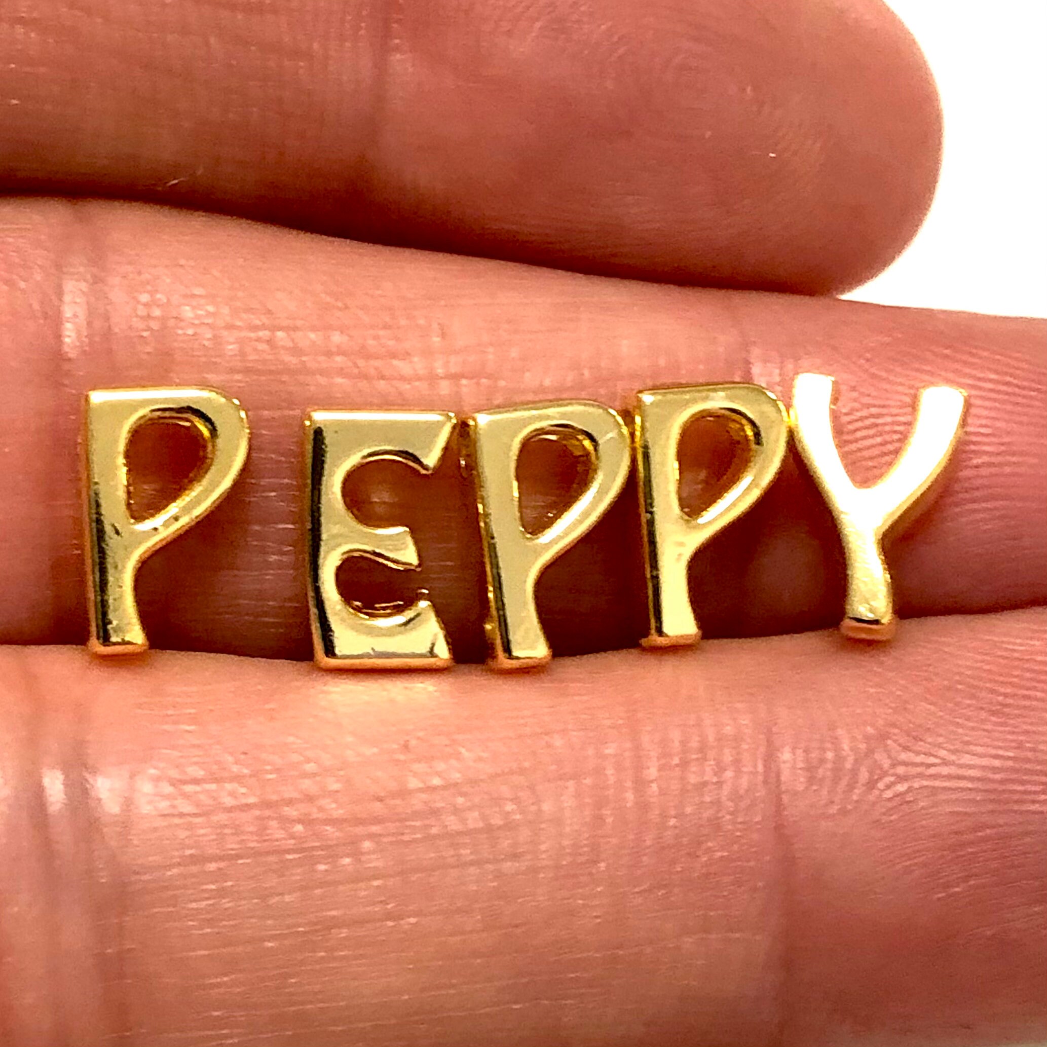 24kt Gold Plated Initial Charms Gold 