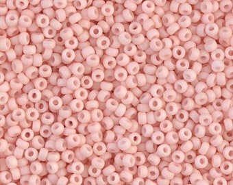 Miyuki Seed Beads 11/0 Matted Opaque Tea Rose, 2036-NEW!!!